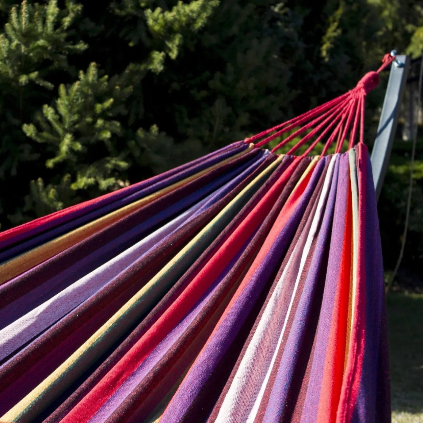 Hamac jardin double en coton | Solana XL