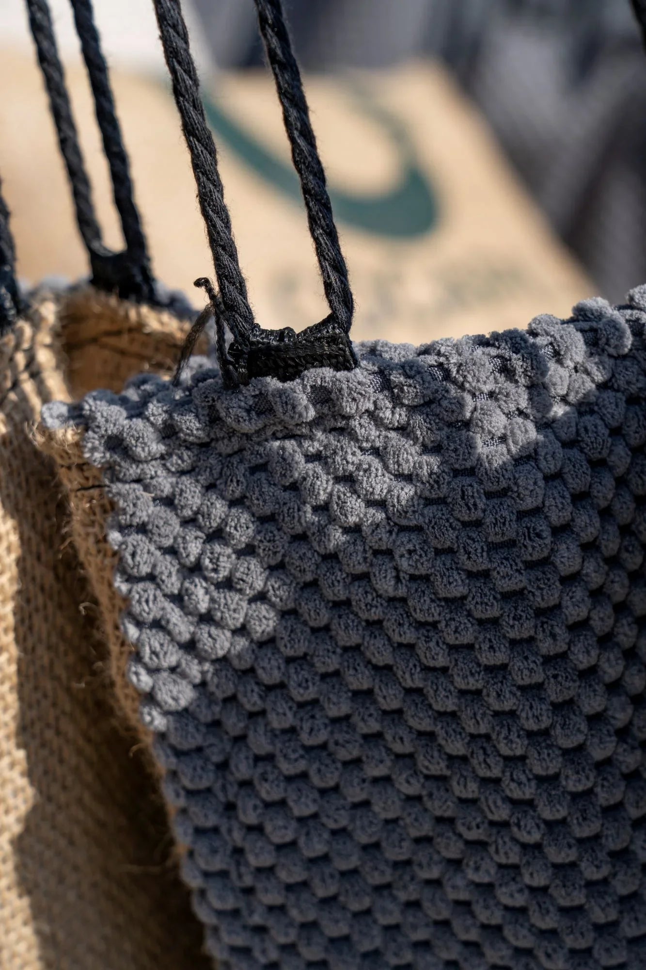 Fauteuil suspendu en toile de jute | Coffee