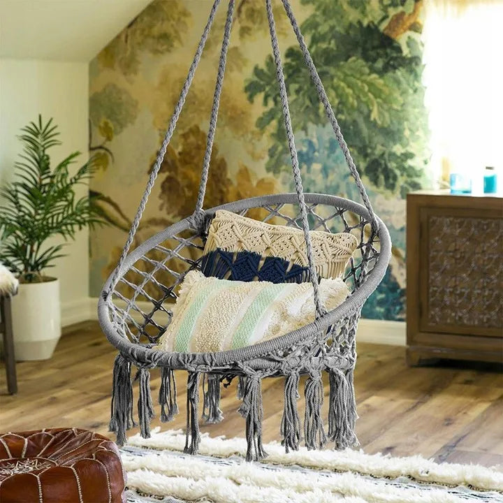 fauteuil suspendu macramé | Puerta