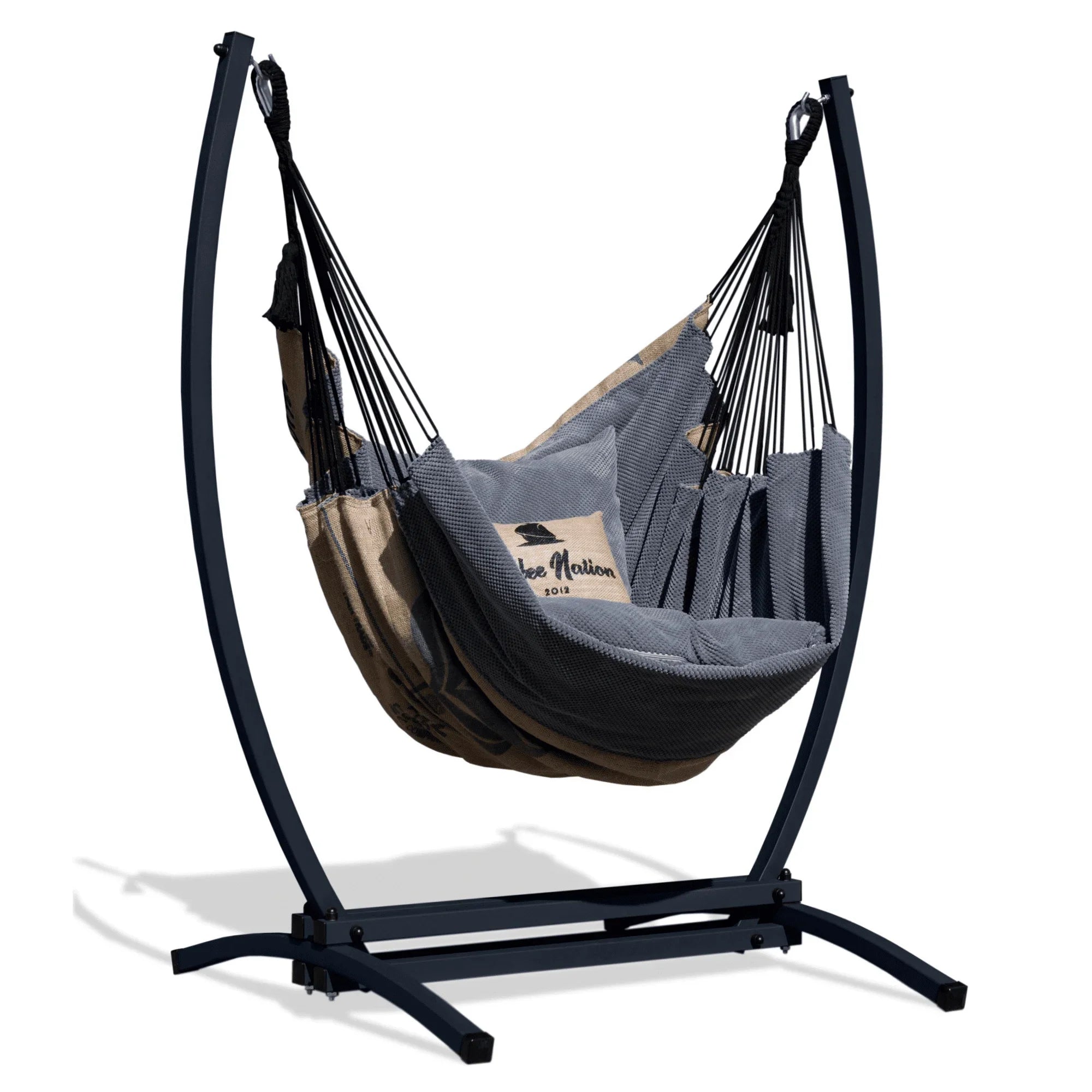 Fauteuil suspendu en toile de jute | Coffee